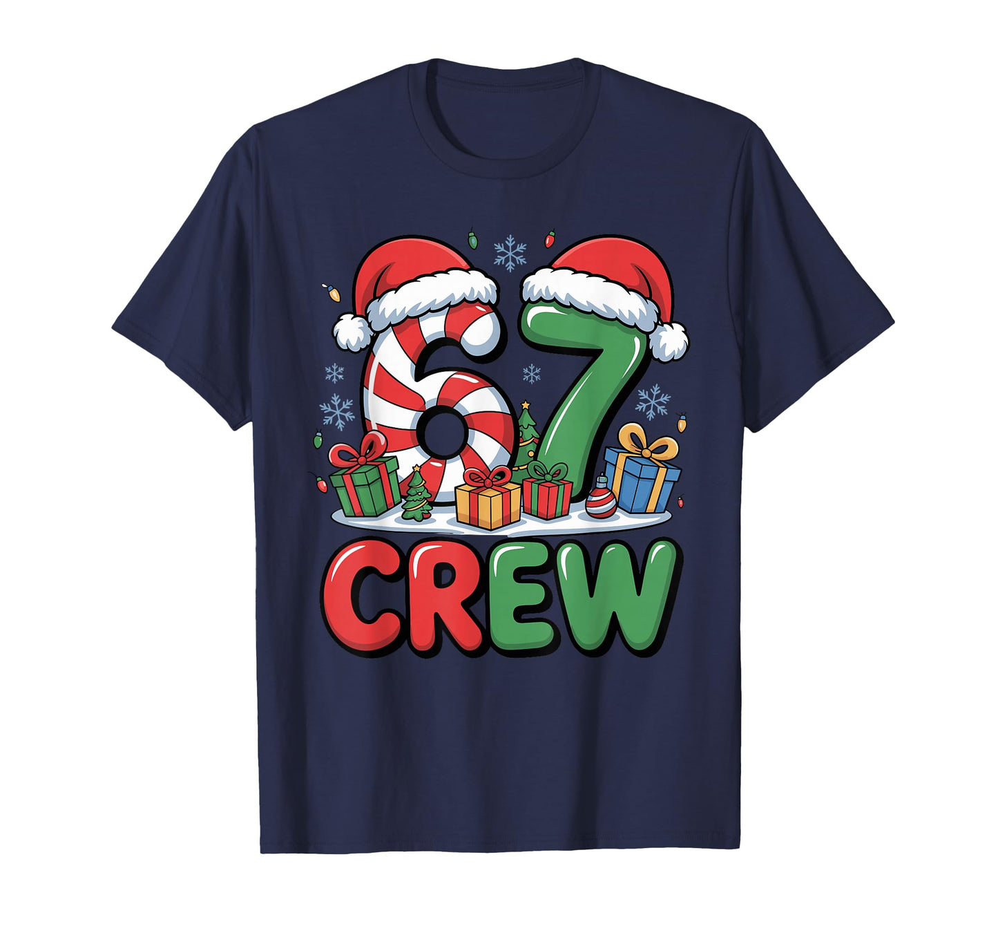 67 Meme Six Seven Funny Christmas Women Men Boys Girls Kids T-Shirt