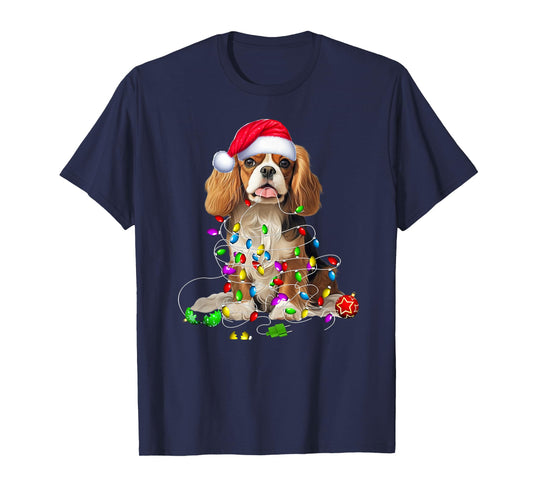 Cavalier King Charles Spaniel Dog Christmas Ornament Tree T-Shirt