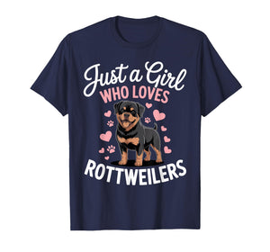 Rottweiler Art for Women Girls Kids Rottie Lover Rottweiler T-Shirt