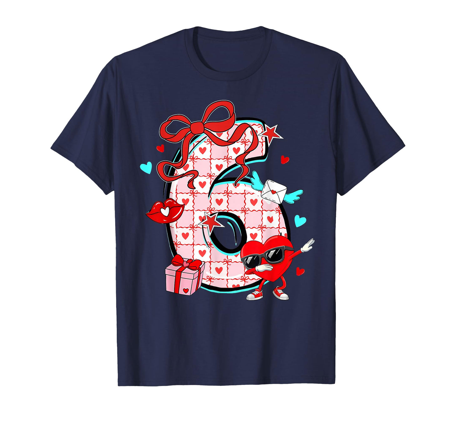 Valentine 67 Six Seven Meme Dabbing Hearts Matching Couple T-Shirt