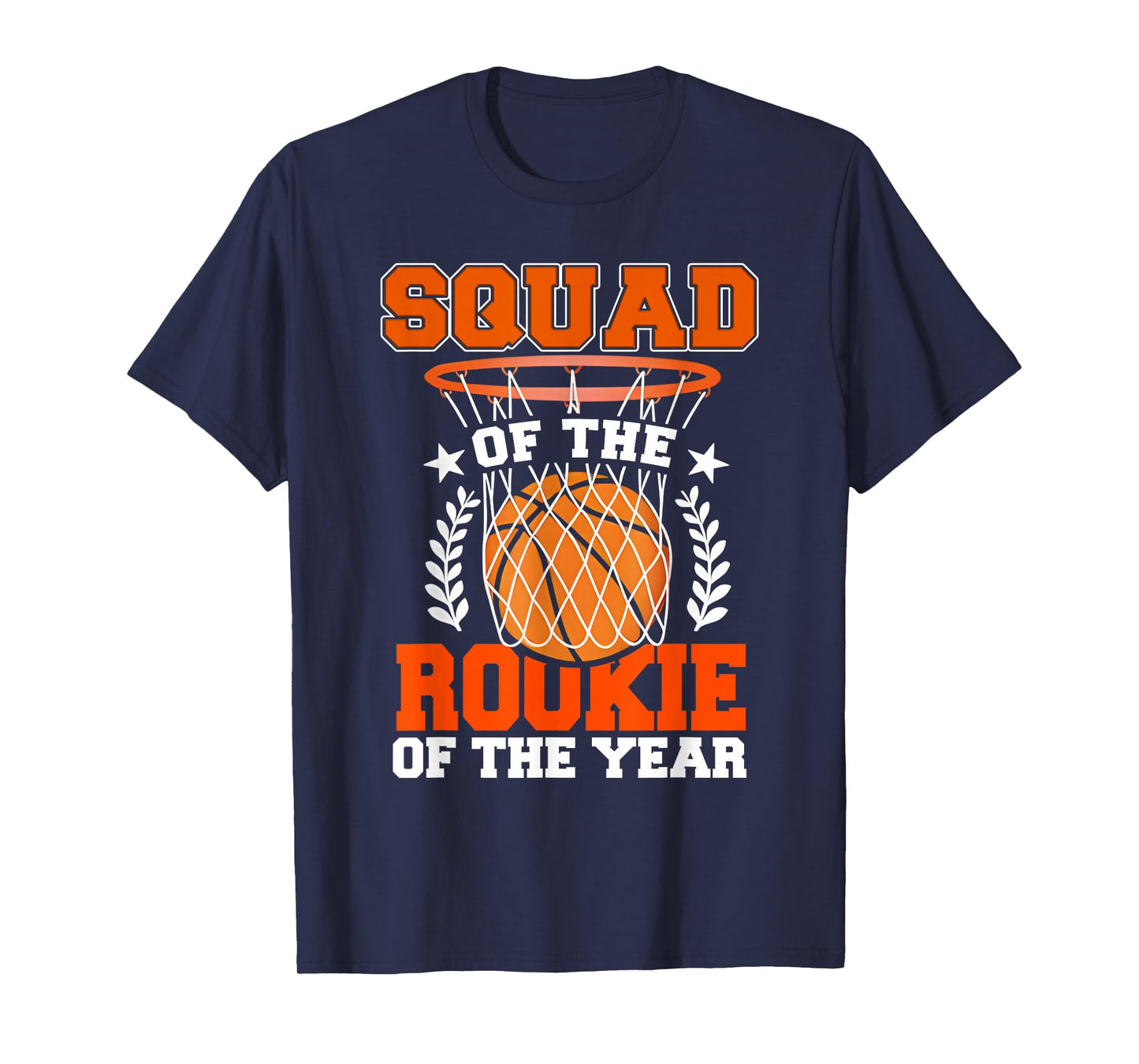 Squad of Rookie 1st Basketball Bday Theme Matching T-Shirt