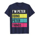 Doing Peter Things Funny Personalized Names Retro T-Shirt