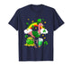 Flamingo Sunglasses Drinking Beer St. Patrick's Day Rainbow T-Shirt