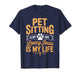 Loving Jesus is Life Dog Walking Dog Trainer Pet Sitting T-Shirt