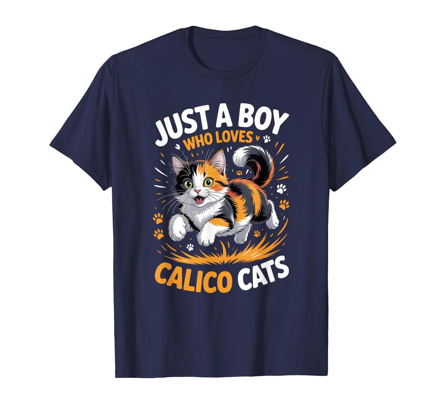Boys Calico Cat T-Shirt