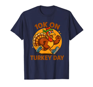 Funny 10K on Turkey Day Thanksgiving Runner Trot Squad T-Shirt