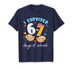 I Survived 67 Days of School Funny Student Style T-Shirt