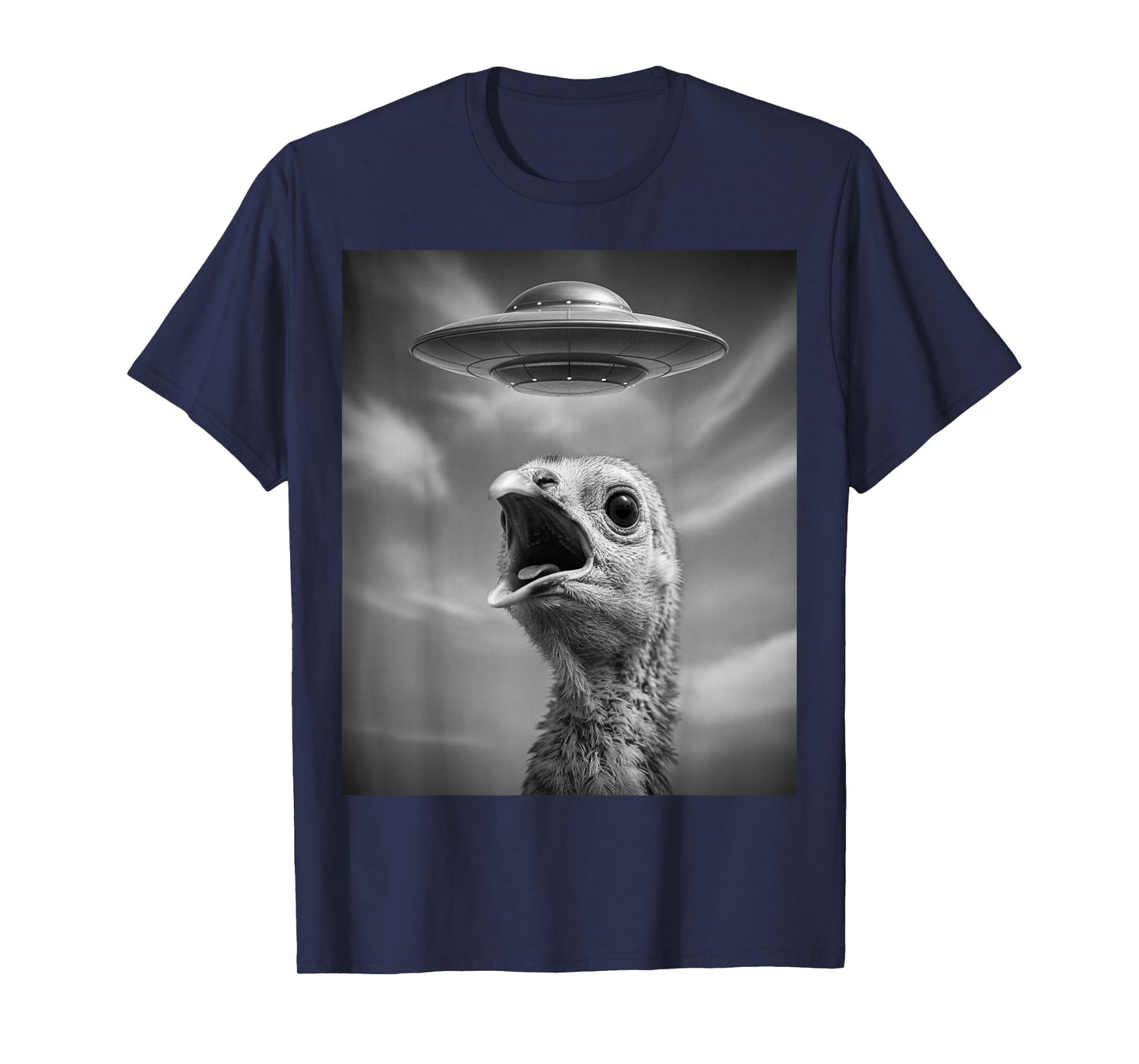 Funny Alien Turkey UFO Selfie Thanksgiving Meme T-Shirt