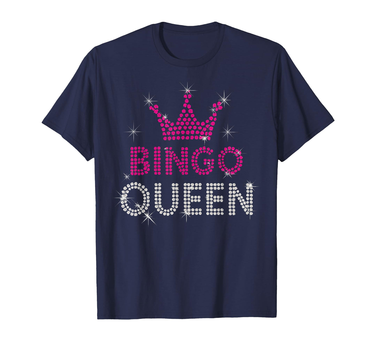 Bingo Queen Bingo Player Game Party Funny Women Girls Cute T-Shirt