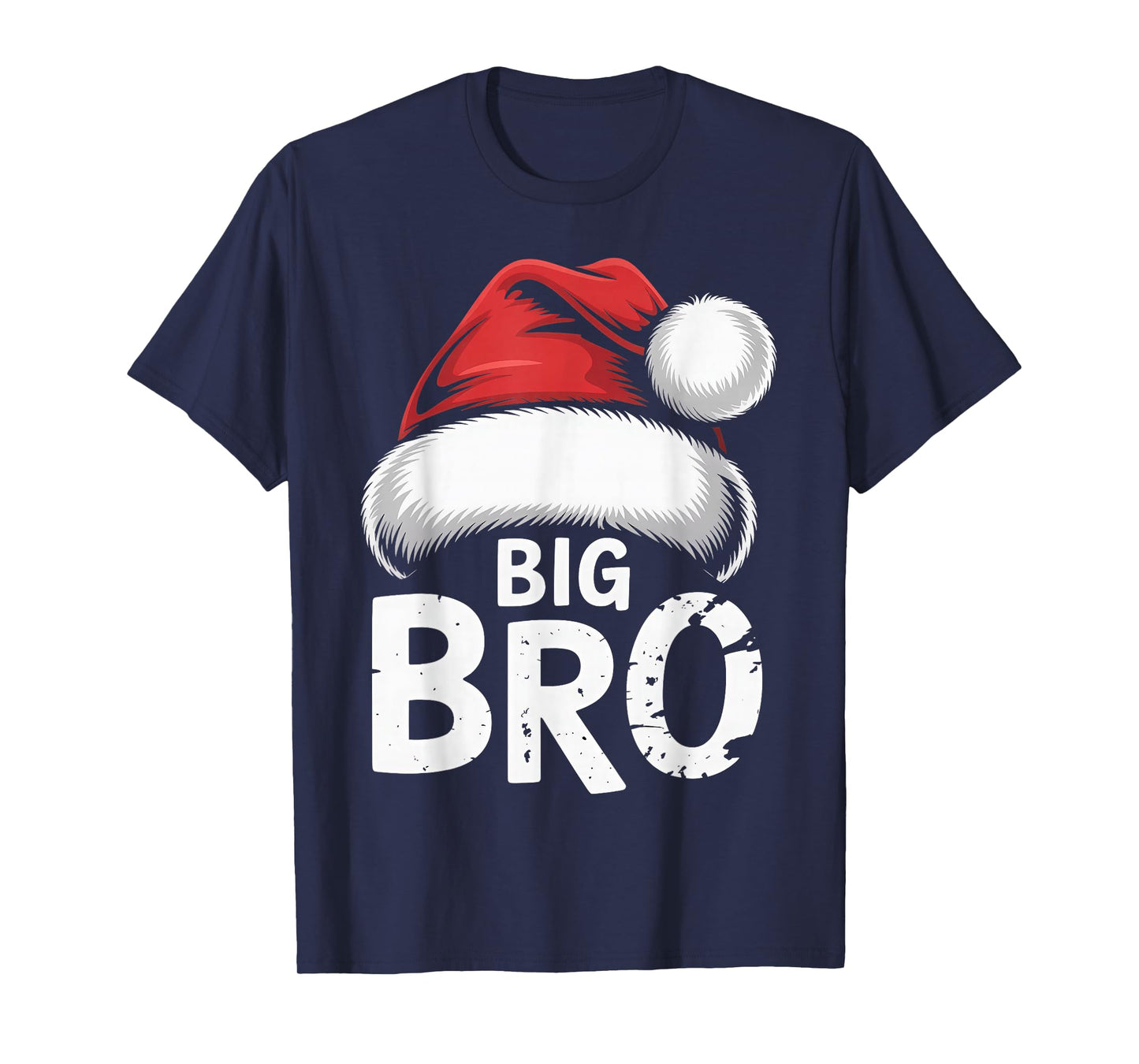 Brother Big Christmas Santa Family Matching Pajamas T-Shirt