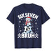 Christmas 67 Meme Soccer Snowman Bruh Funny Xmas Boys Kids T-Shirt