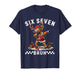 Funny 67 Christmas Six Seven Meme Dabbing Reindeer Boys T-Shirt