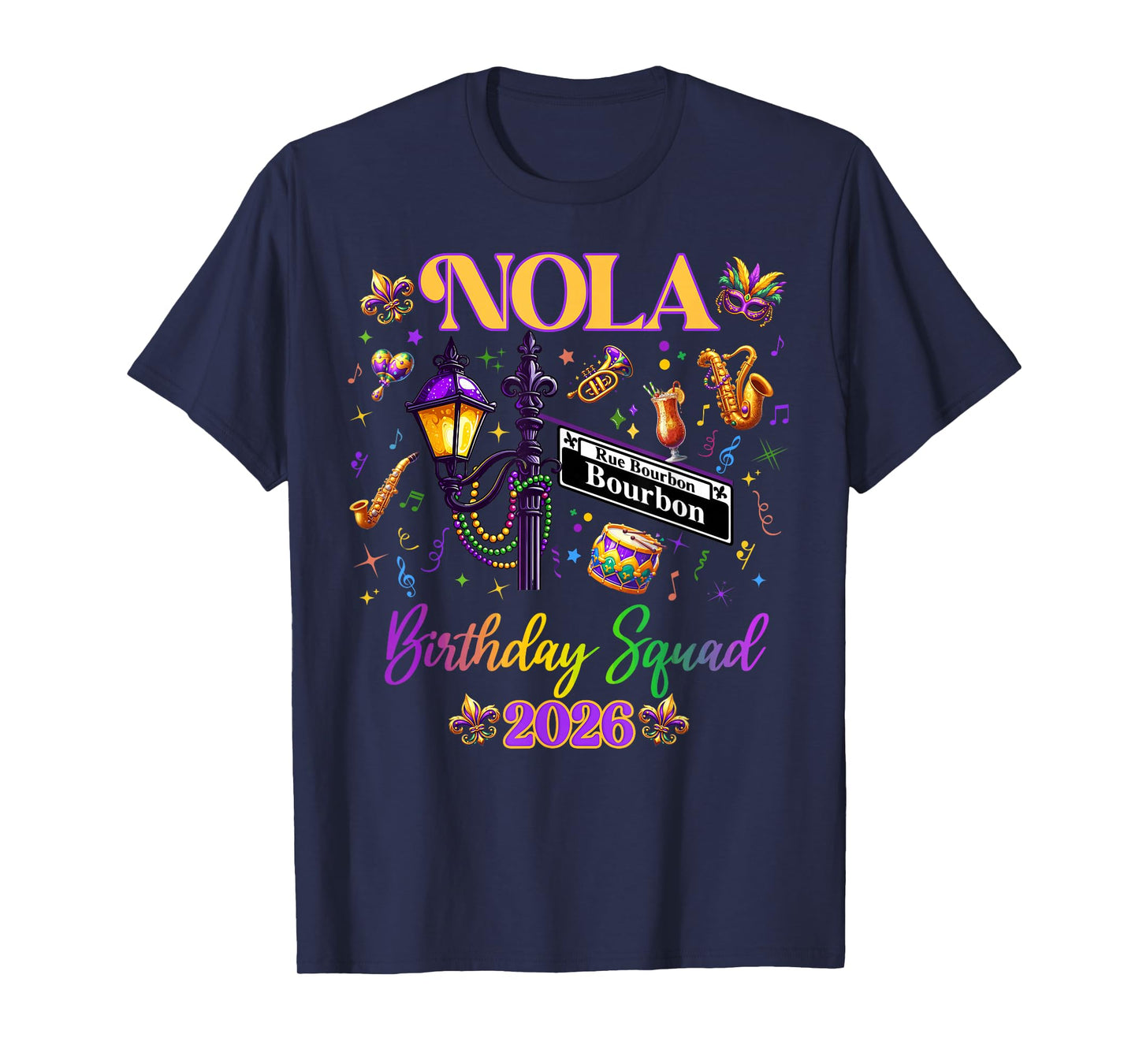 New Orleans Nola 2026 Girls' Birthday Bachelorette T-Shirt