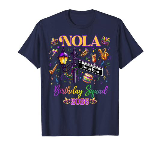 New Orleans Nola 2026 Girls' Birthday Bachelorette T-Shirt