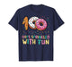 100 Days of School Donut Sprinkled Fun 100th Day Girls Kids T-Shirt
