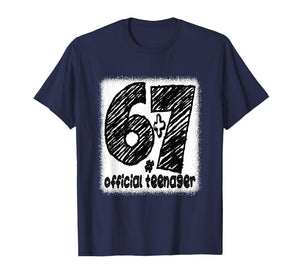 6+7 Turning 13 Year Old Teenager Boys Funny 13th Birthday T-Shirt