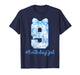 9 Year Old Birthday Girl Coquette Bow 9th Birthday T-Shirt