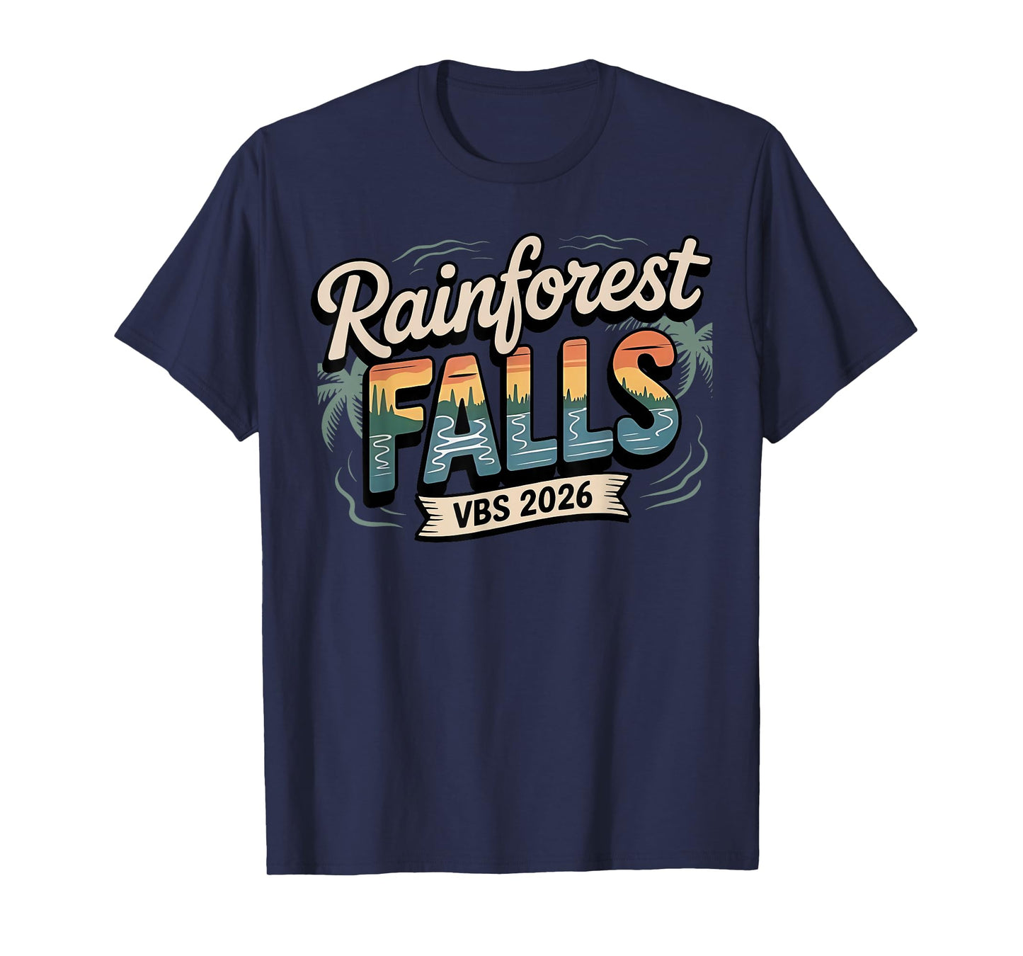 Rainforest Falls VBS 2026 Vacation Bible School Christian T-Shirt