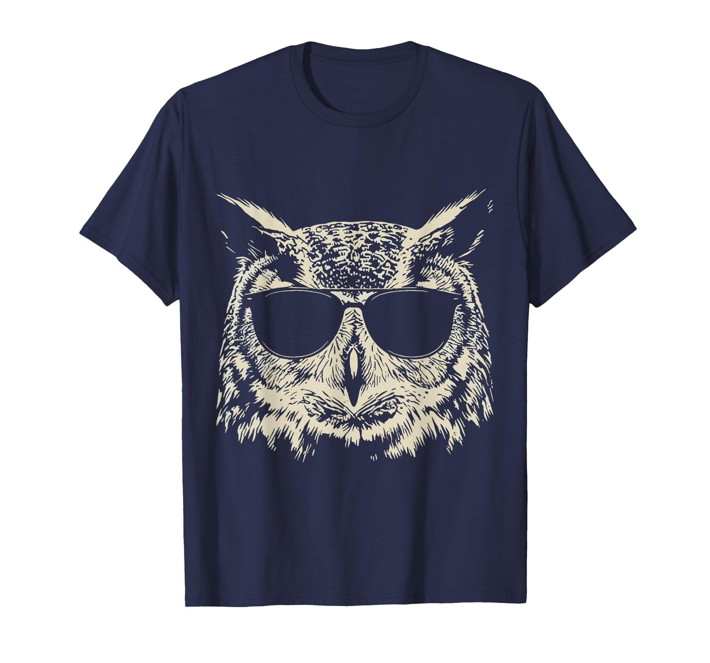 Owl Wearing Sunglasses Graphic Owl Shirt Men Women Kids T-Shirt