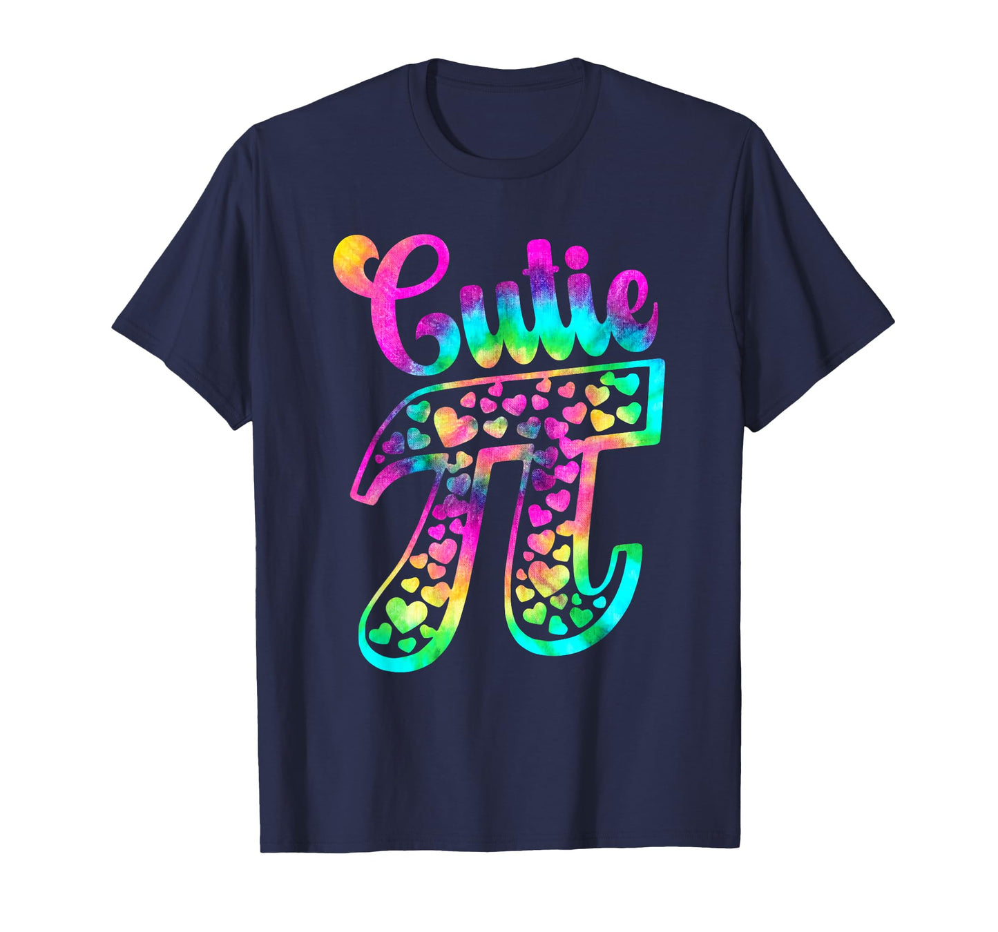 Tie Dye Funny Cutie Pie 3,14 Pi Number Symbol Math Science T-Shirt