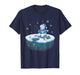 Funny Ice Fishing Snowman Fisherman Winter Men Women T-Shirt