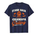 Stand Back Grandpa is Grilling - Grandfather BBQ Papa T-Shirt