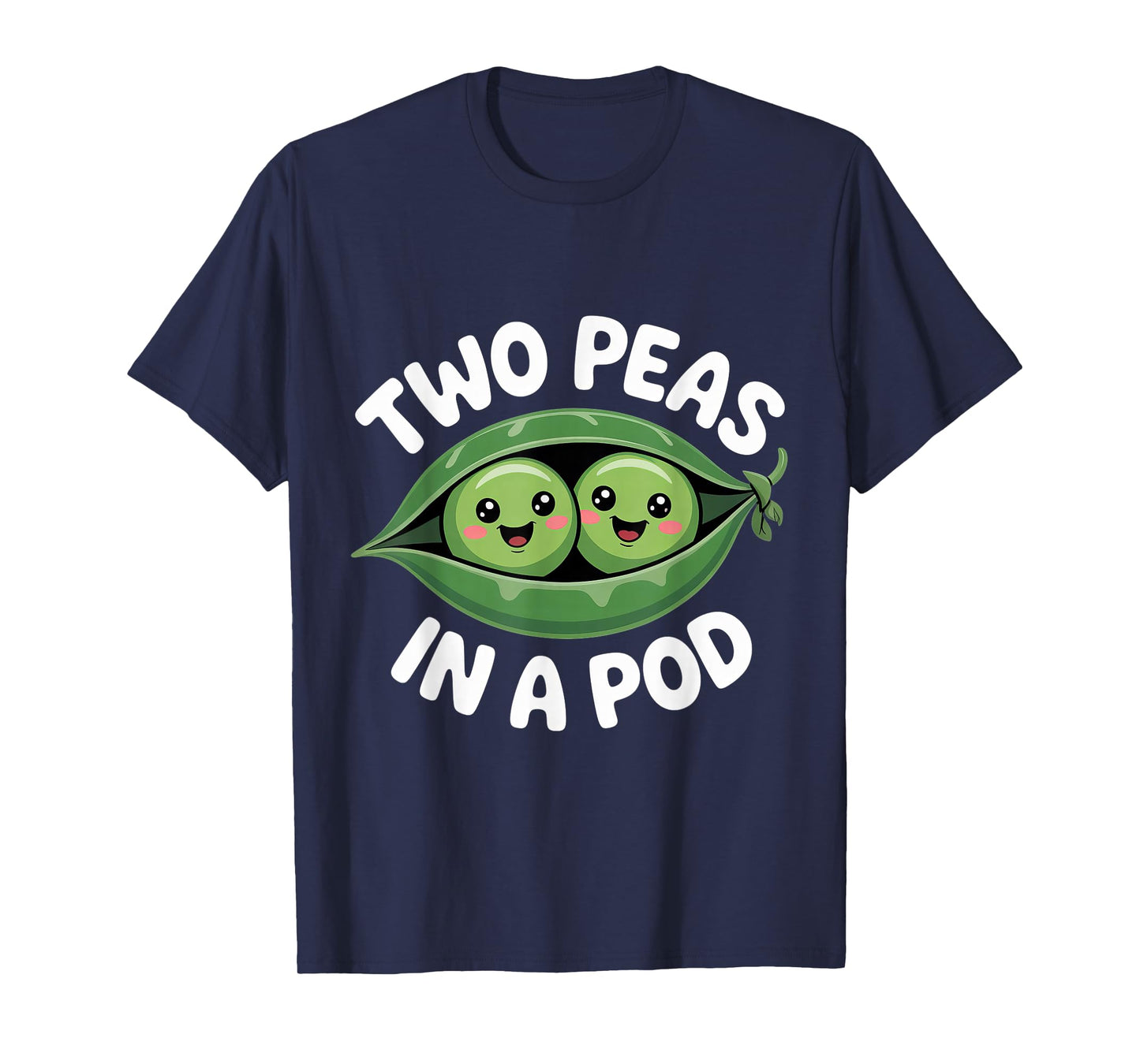 Two Peas in A Pod Cute Funny Costume T-Shirt