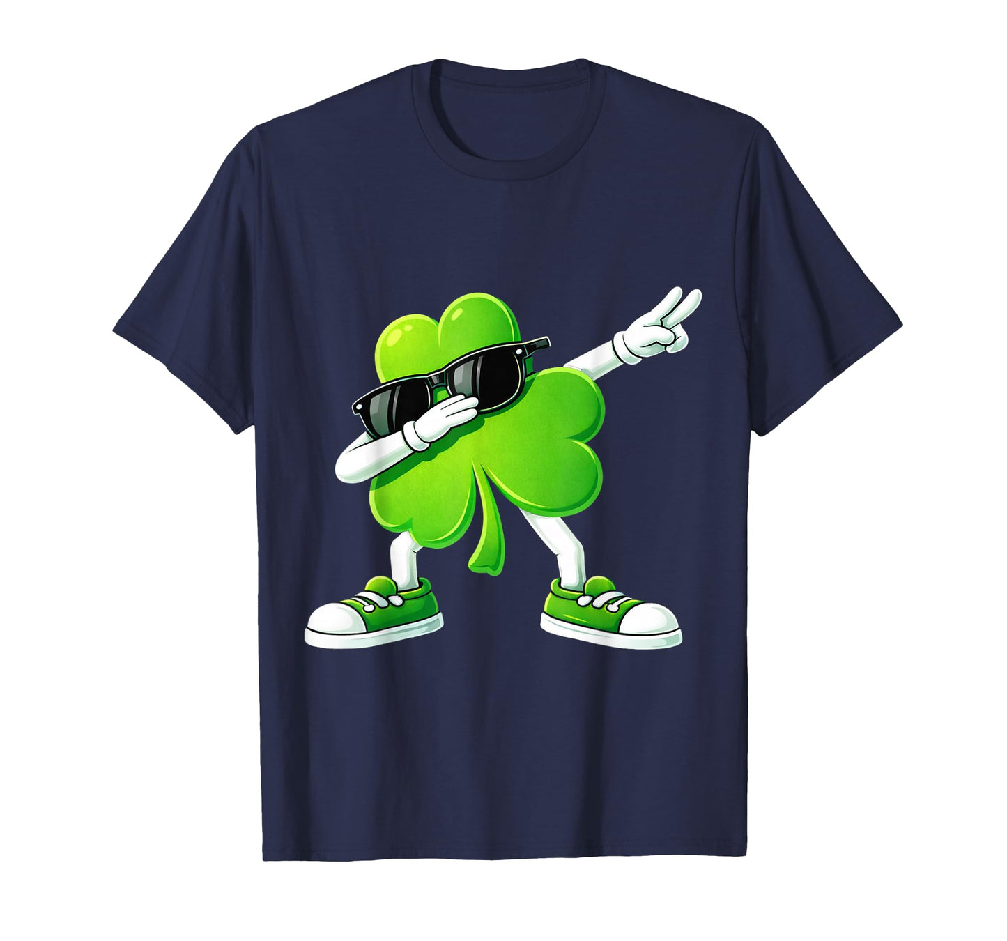 St Patricks Dabbing Shamrock Boys Girls Men St Patricks Day T-Shirt