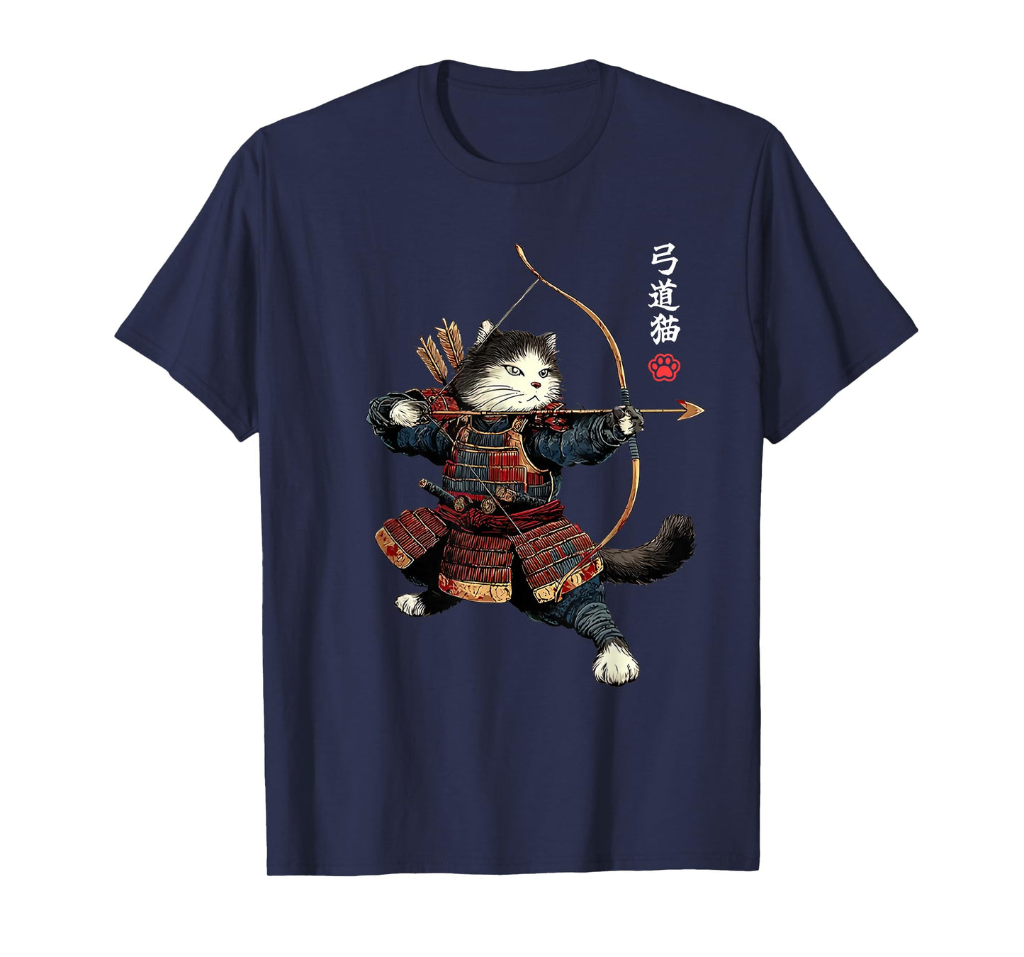 Kyudo Samurai cat T-Shirt