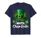 Math Shamrocks St. Patrick's Day School T-Shirt