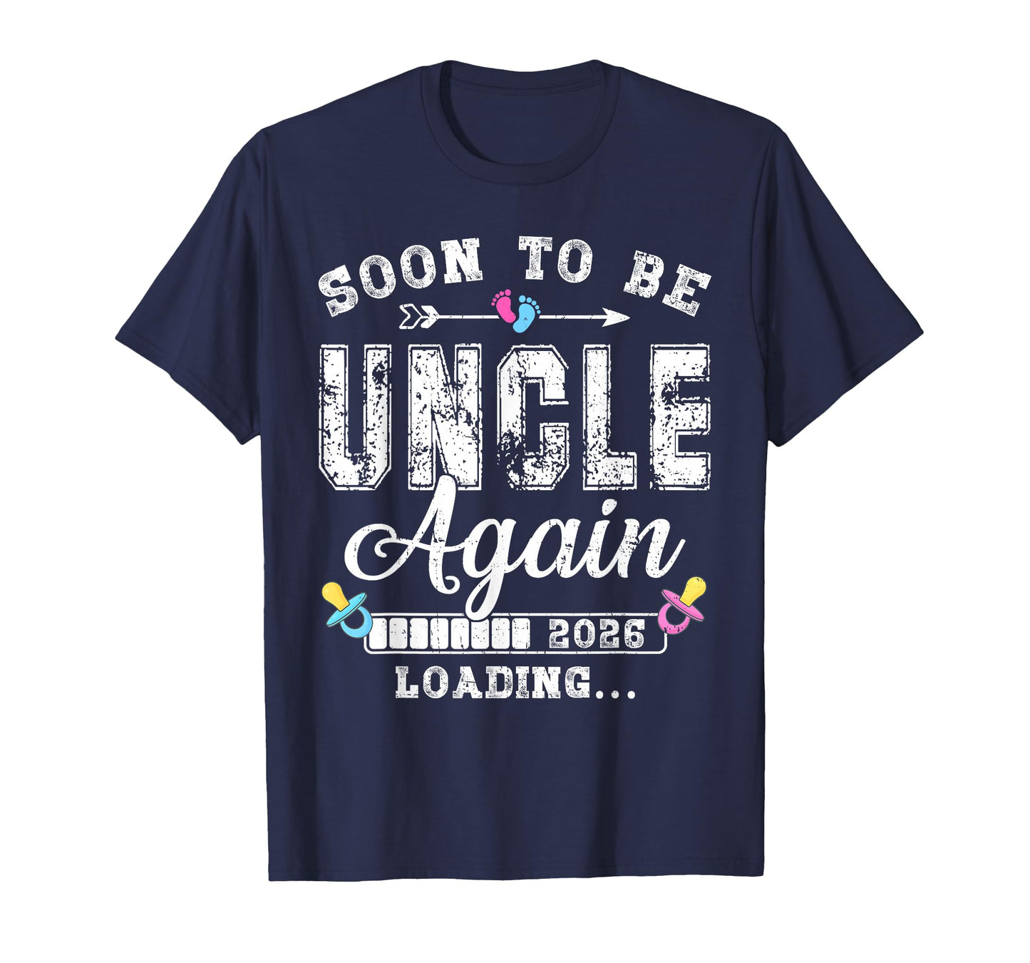 Soon to Be Uncle Again 2026 Loading Matching Family T-Shirt