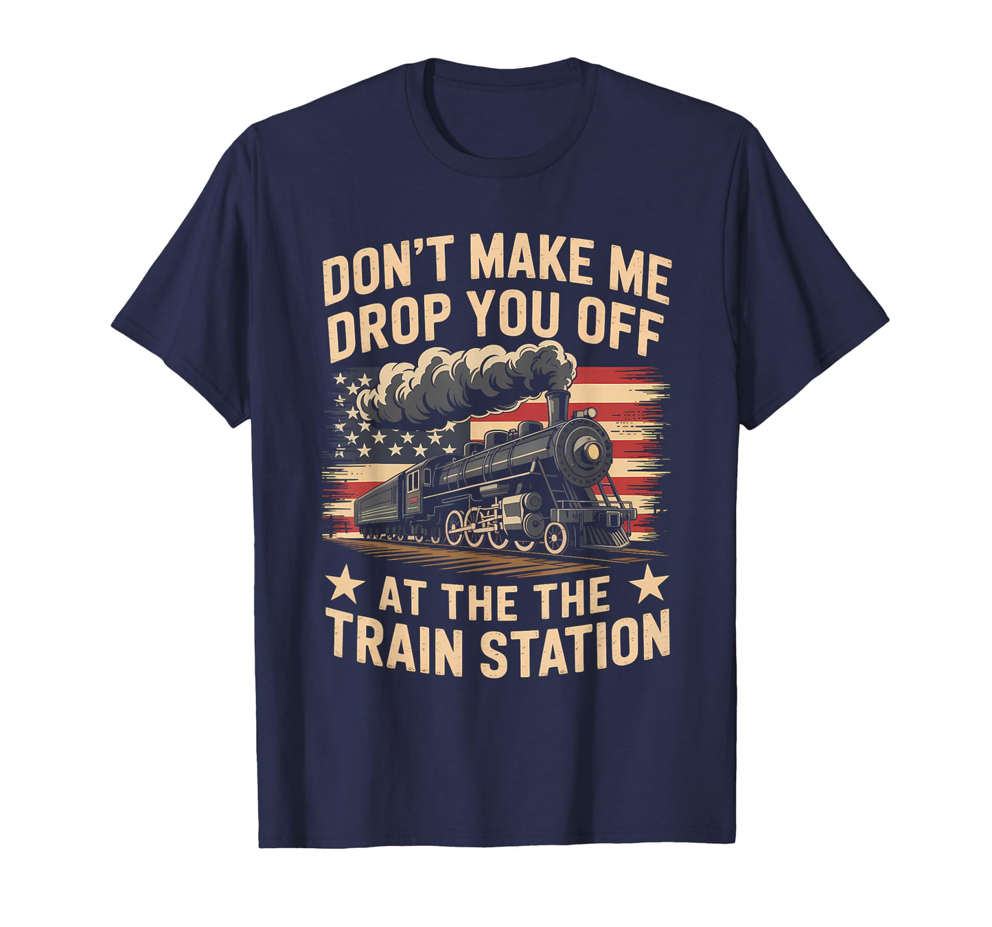 Train Station Yellowstone Take Them Train Conductor Costume T-Shirt