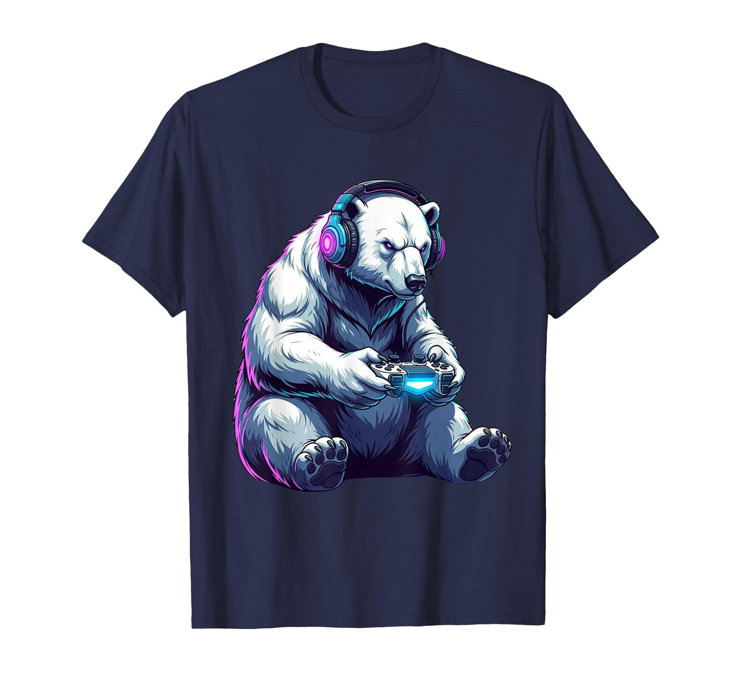 Polar Bear Funny Video Games Polar Bear T-Shirt