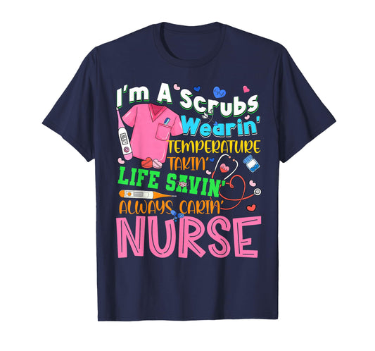 Nursing Nurse Job Definition Love Nursing School Girl Women T-Shirt