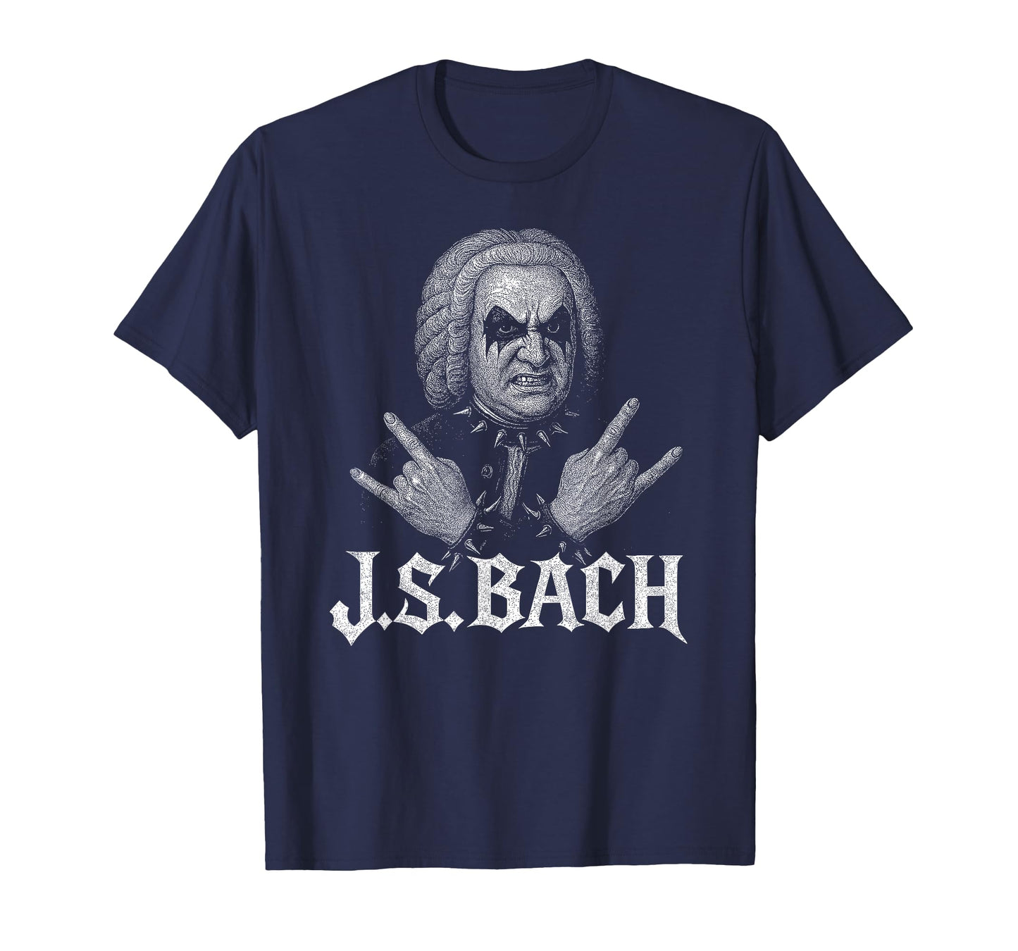 Classical Composer Bach Music Death Metal Corpse Paint T-Shirt