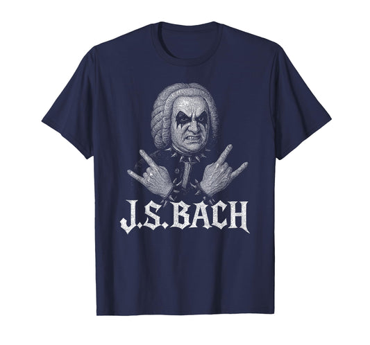 Classical Composer Bach Music Death Metal Corpse Paint T-Shirt
