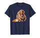 Punch The Monkey Cuddling Stuffed Animal Meme Viral Internet T-Shirt