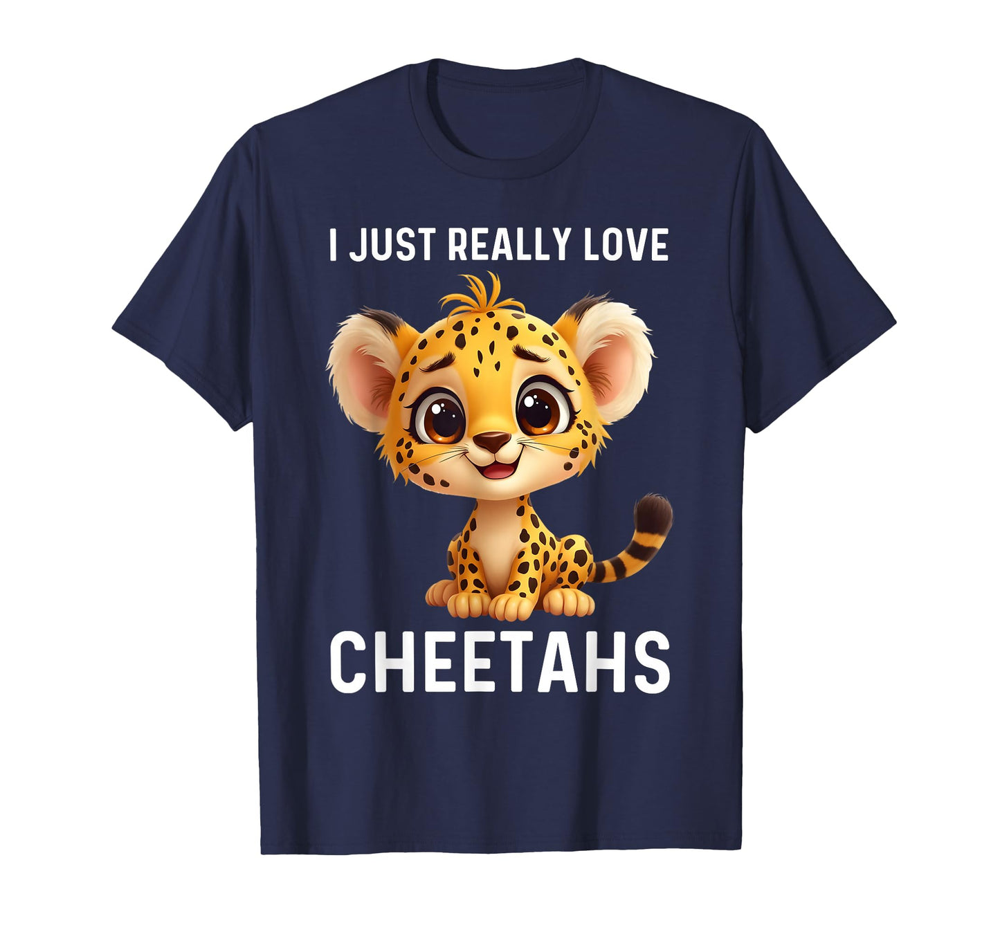 Funny Cheetah Art for Men Women Kids Animal Safari Cheetah T-Shirt