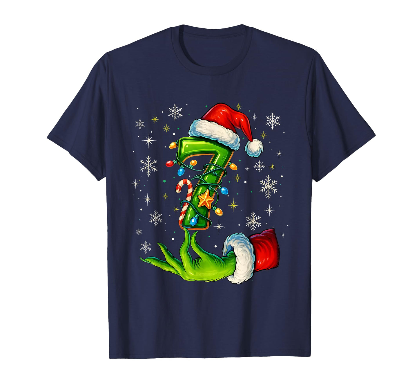 Six Seven 67 Meme Funny Christmas Couple Matching T-Shirt