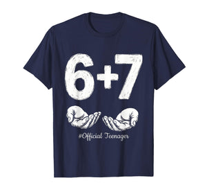 13th Birthday 6 7 Official Teenager Funny 13 Year Old Boy T-Shirt