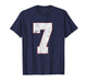 Number 7 Varsity Sports Team Jersey 7 Years Old 7th Birthday T-Shirt