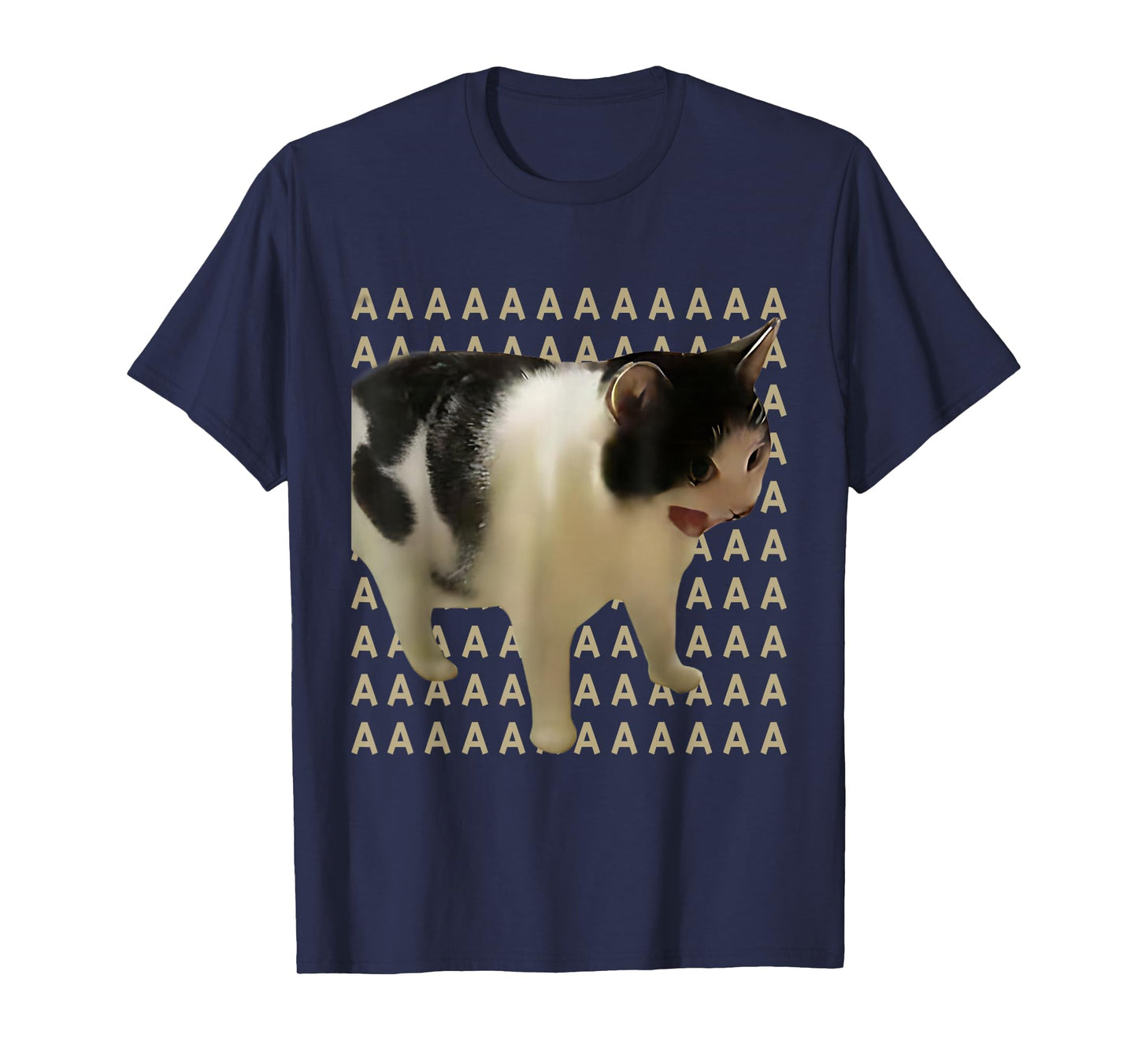Funny Screaming Cat Meme Dank Meme Silly Cat T-Shirt