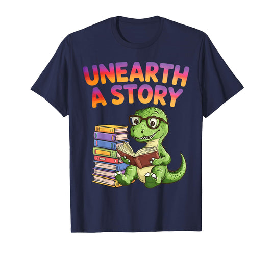 Unearth a Story Summer Reading 2026 Men Women Kids T-Shirt