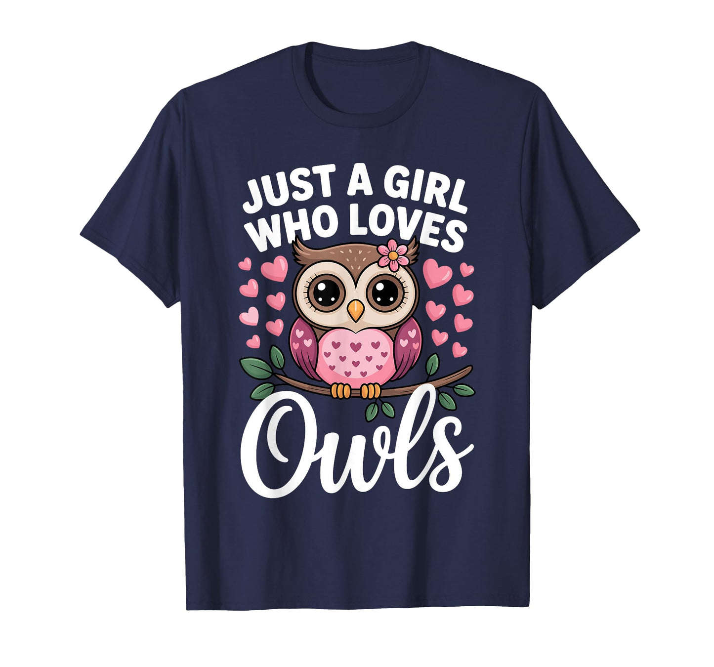 Cute Owl Costume for Women Girls Kids Bird Animal Owl Lover T-Shirt