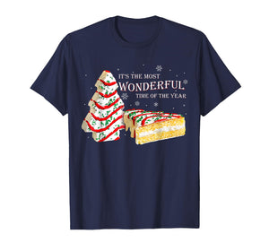 Its The Most Wonderful Time of The Year Snack Cake Christmas T-Shirt