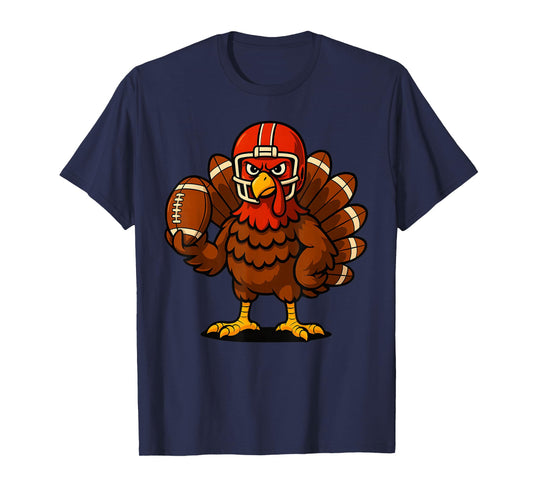 Turkey Football USA Thanksgiving Family Turkey Sports Humor T-Shirt