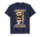 44 Year Old January 1982 Teddy Bear 44th Birthday Men Women T-Shirt