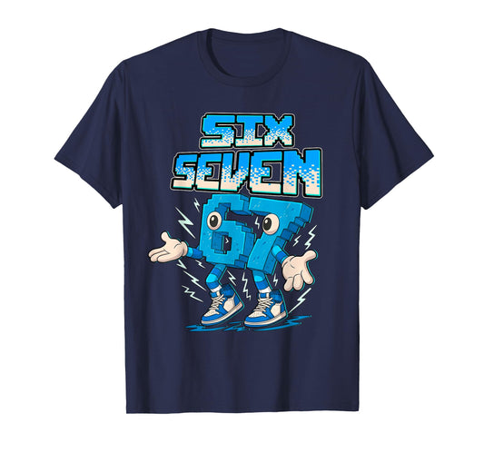Meme Boys 6 7 Kids Six Seven Italian Steal a Brainrot 67 T-Shirt