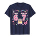 7 Year Old Birthday I was 6 Now I'm 7 67 T-Shirt