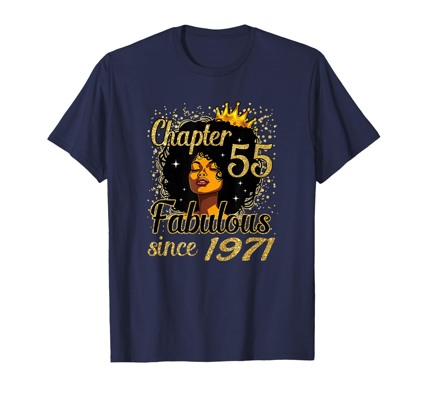 Chapter 55 Fabulous Since 1971 55th Birthday for Girls Women T-Shirt